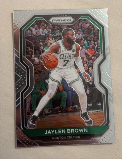 2020-21 Panini Prizm #189 Jaylen Brown — front