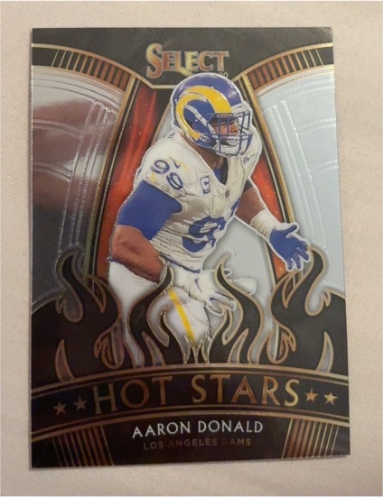 2020 Panini Select #HS6 Aaron Donald Hot Stars — front