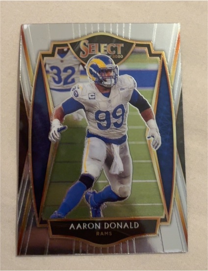 2020 Panini Select #133 Aaron Donald Los Angeles Rams — front