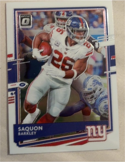 2020 Panini Donruss Optic #74 Saquon Barkley — front