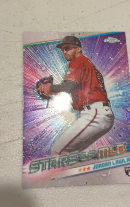 2024 Topps Series 1 Stars of MLB Chrome #CSMLB-4 Jordan Lawlar — front