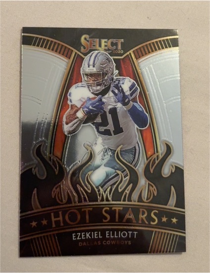 2020 Panini Select Hot Stars #HS13 Ezekiel Elliott — front