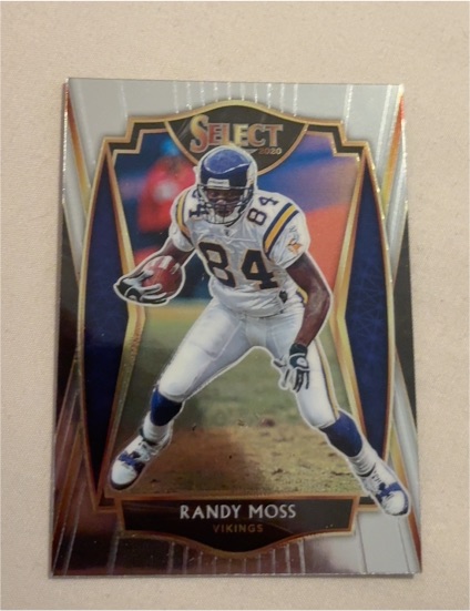 2020 Panini Select Premier Level #112 Randy Moss — front