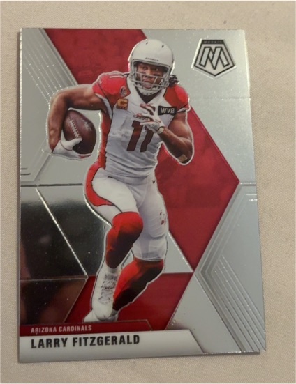 2020 Panini Mosaic #9 Larry Fitzgerald — front