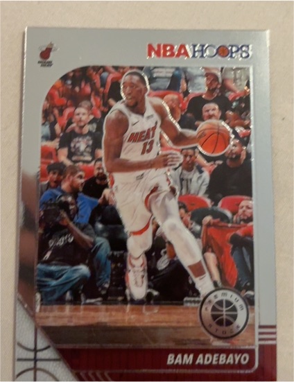 2019-20 Panini NBA Hoops Premium Stock #95 Bam Adebayo — front