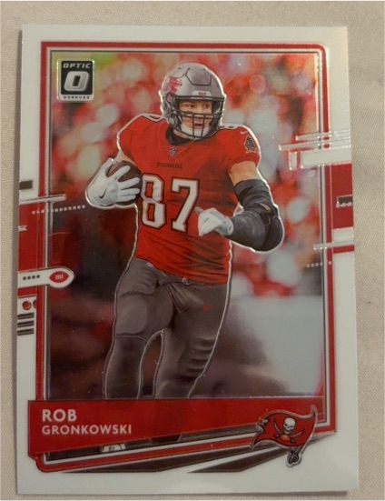2020 Donruss Optic #93 Rob Gronkowski Tampa Bay Buccaneers — front