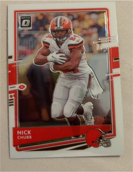 2020 Panini Donruss Optic #27 Nick Chubb — front