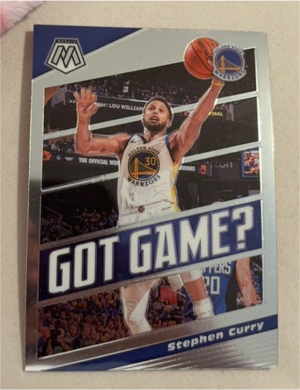 2019-20 Panini Mosaic Got Game? #9 Stephen Curry — front