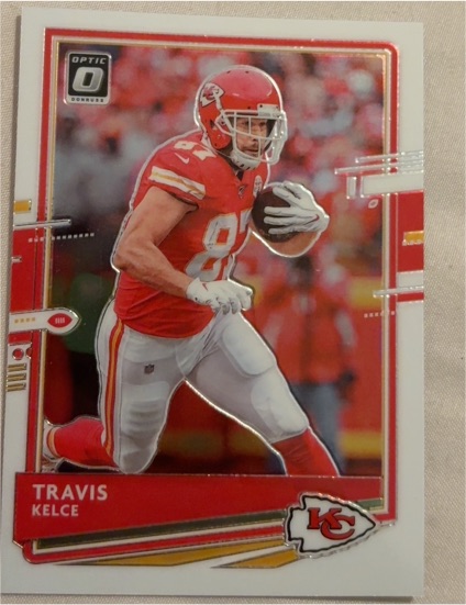 2020 Donruss Optic #3 Travis Kelce — front