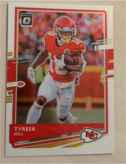 2020 Panini Donruss Optic #2 Tyreek Hill — front