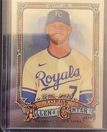 2025 Topps Allen & Ginter #123 Bobby Witt Jr. — front
