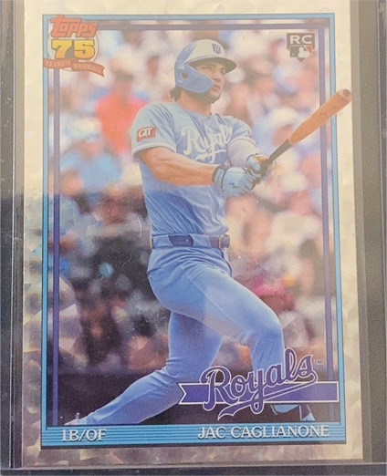 2026 Topps 75th Anniversary #T91-42 Jac Caglianone — front