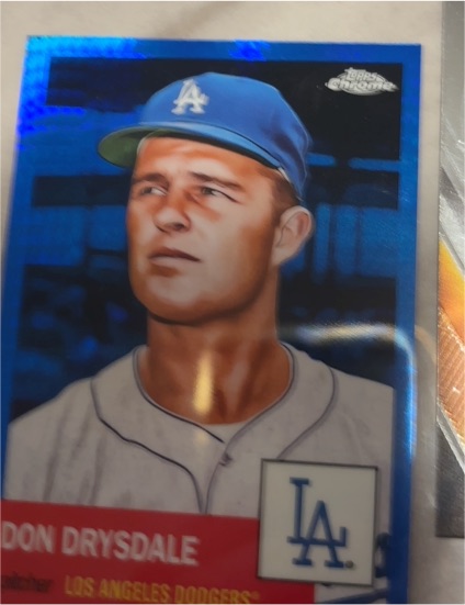2022 Topps Chrome Platinum #335 Don Drysdale — front