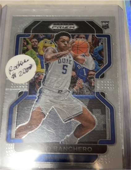 2022 Panini Prizm Draft Picks #52 Paolo Banchero Rookie RC Duke Blue Devils — front
