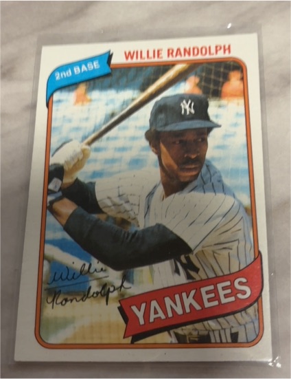 1980 Topps #460 Willie Randolph — front