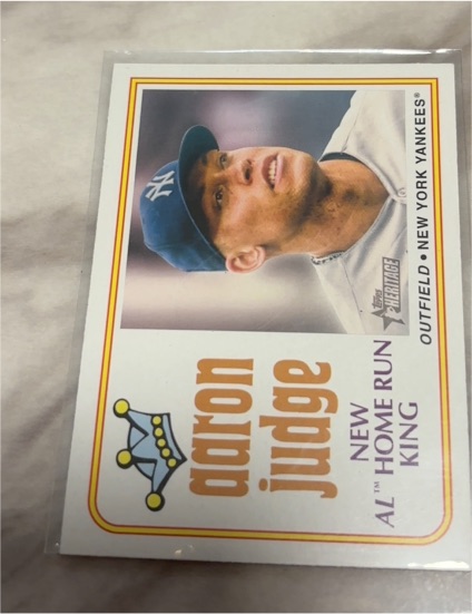 2023 Topps Heritage #1 Aaron Judge — front