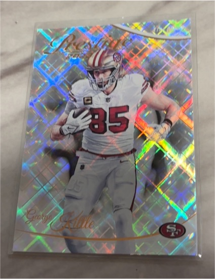 2023 Panini Prestige #260 George Kittle Xtra Points Diamond — front
