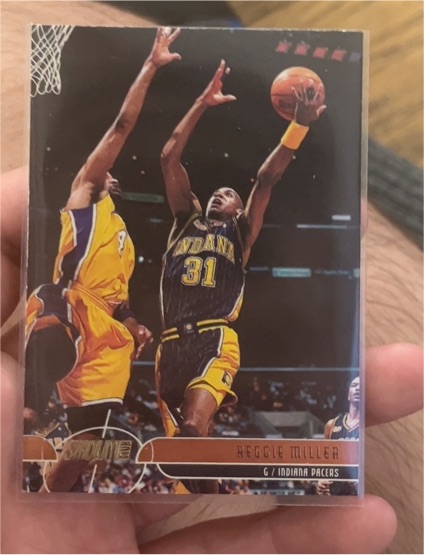 1997-98 Stadium Club #42 Reggie Miller — front