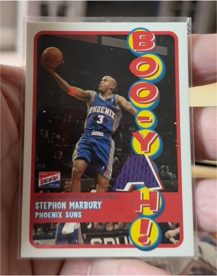 2003-04 Bazooka #12 Stephon Marbury — front