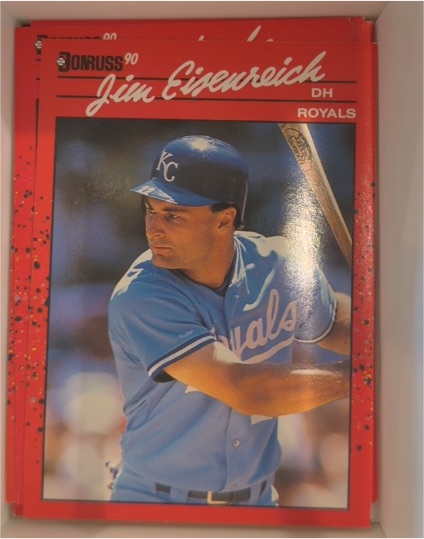 1990 Donruss #238 Jim Eisenreich — front