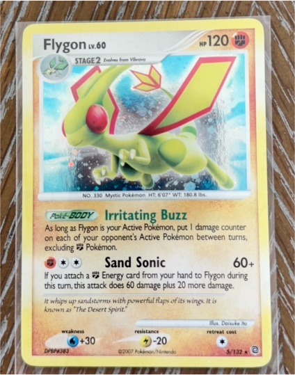 2007 Pokemon Secret Wonders #5 Flygon — front