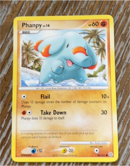 2007 Pokémon Secret Wonders #98 Phanpy — front