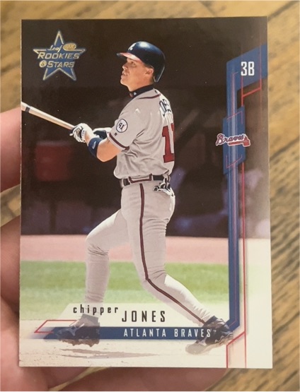 2001 Leaf Rookies & Stars #10 Chipper Jones — front
