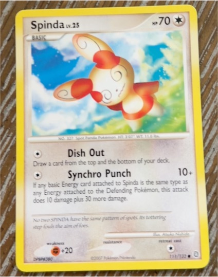 2007 Pokemon Secret Wonders #111 Spinda — front