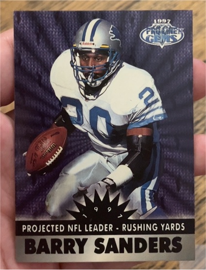 1997 Pro Line Gems #65 Barry Sanders — front