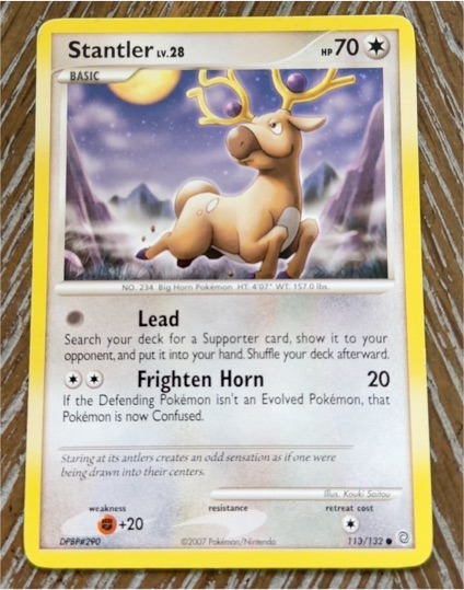 2007 Pokemon Secret Wonders #113 Stantler — front