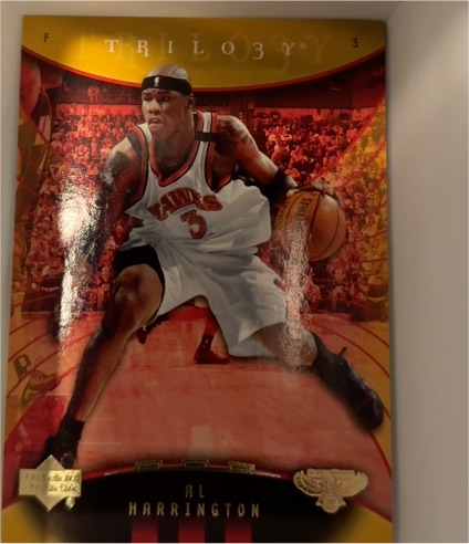 2004 Upper Deck Trilogy #3 Al Harrington — front