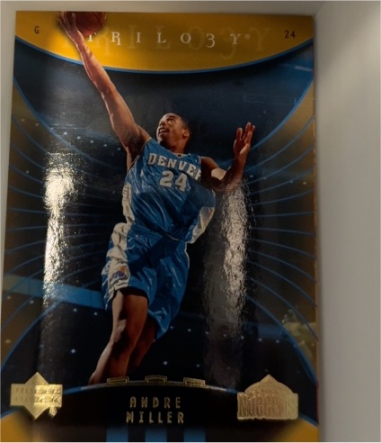 2005 Upper Deck Trilogy #24 Andre Miller — front