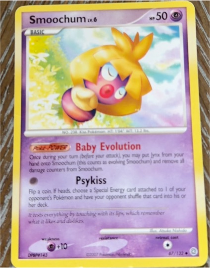 2007 Pokémon Secret Wonders #67 Smoochum — front
