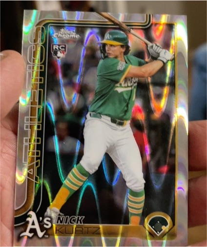 2025 Topps Chrome Update #USC178 Nick Kurtz — front