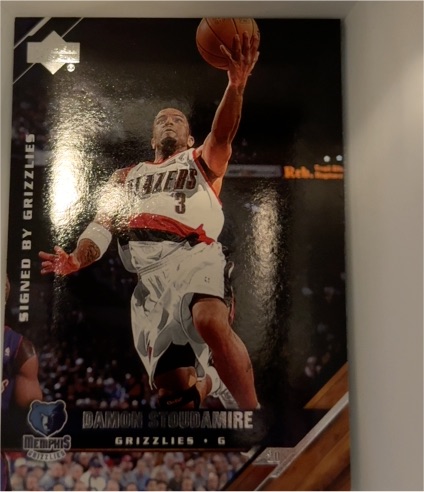 1999-00 Upper Deck #99 Damon Stoudamire — front