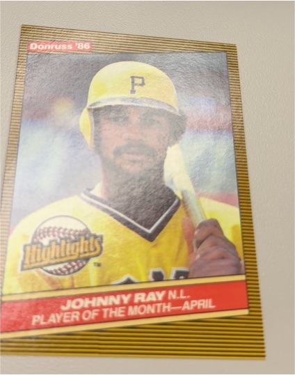 1986 Donruss Highlights #9 Johnny Ray — front