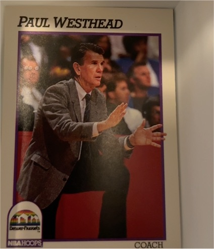 1991-92 NBA Hoops #227 Paul Westhead — front