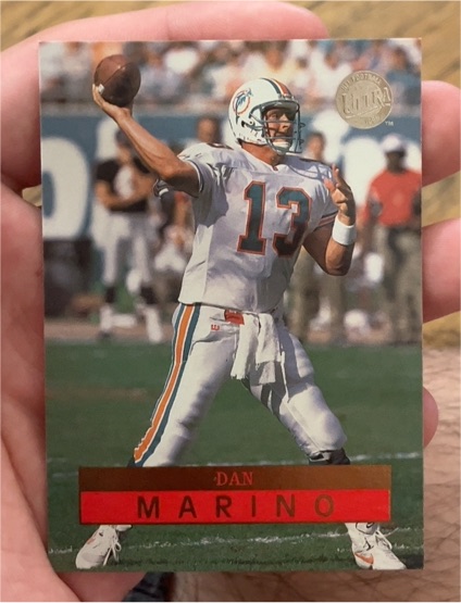 1996 Fleer Ultra #83 Dan Marino — front