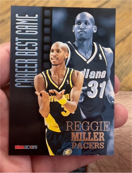 1996-97 NBA Hoops #339 Reggie Miller — front