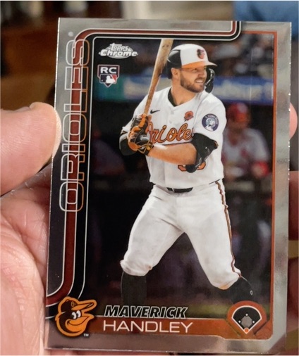 2025 Topps Chrome Update #USC58 Maverick Handley — front