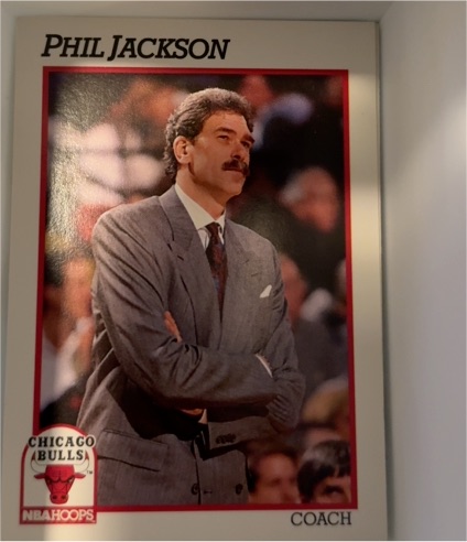 1991 NBA Hoops #224 Phil Jackson — front
