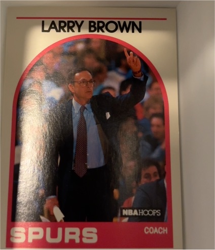 1989-90 NBA Hoops #102 Larry Brown — front