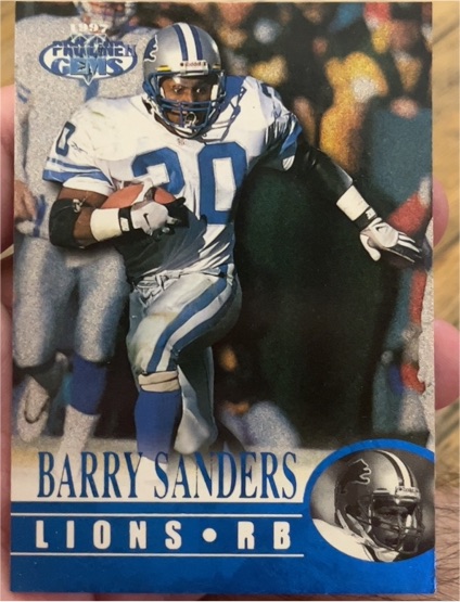 1997 Pro Line Gems #35 Barry Sanders — front