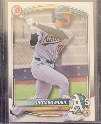 2025 Bowman Draft #BD-174 Shotaro Morii — front