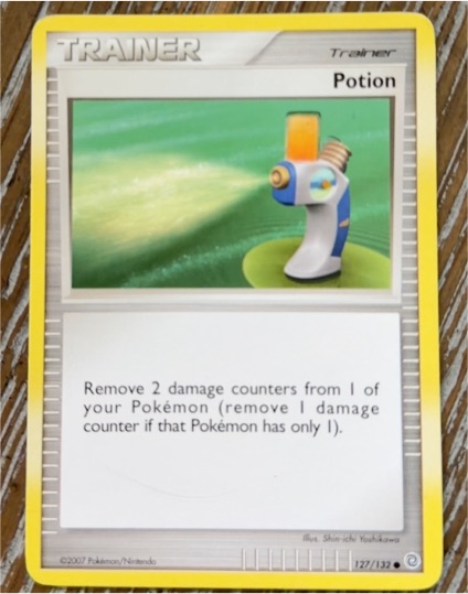 2007 Pokémon #127 Potion — front