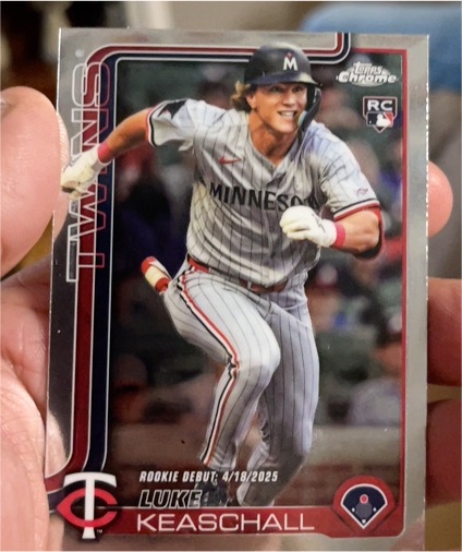 2025 Topps Chrome Update #USC134 Luke Keaschall — front