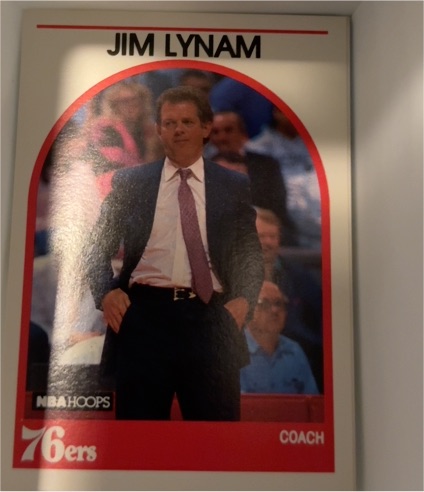 1989-90 NBA Hoops #68 Jim Lynam — front