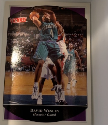2000 Upper Deck Victory #55 David Wesley — front