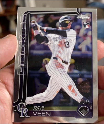 2025 Topps Chrome Update #USC28 Zac Veen — front