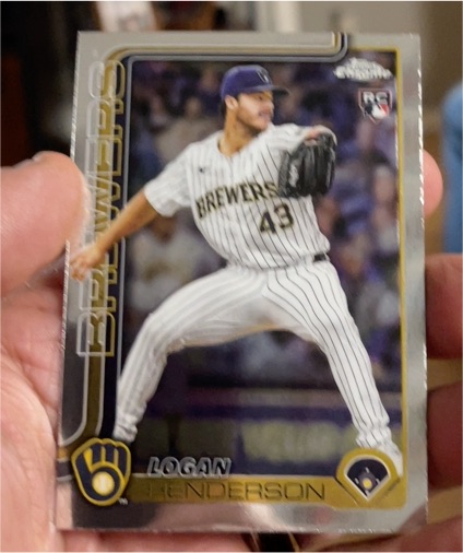 2025 Topps Chrome Update #USC65 Logan Henderson — front